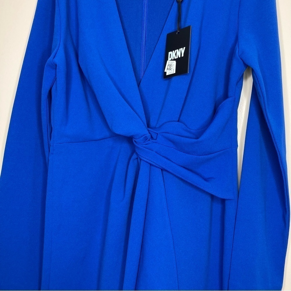 Dkny royal blue dress size 6 - Picture 2 of 6